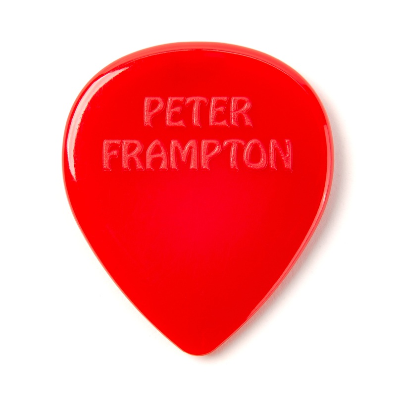 DUNLOP PETER FRAMPTON VINTAGE JAZZ 2.08mm TEARDROP GUITAR PICK RED REFILL BAG 24-PACK - PF599RRD