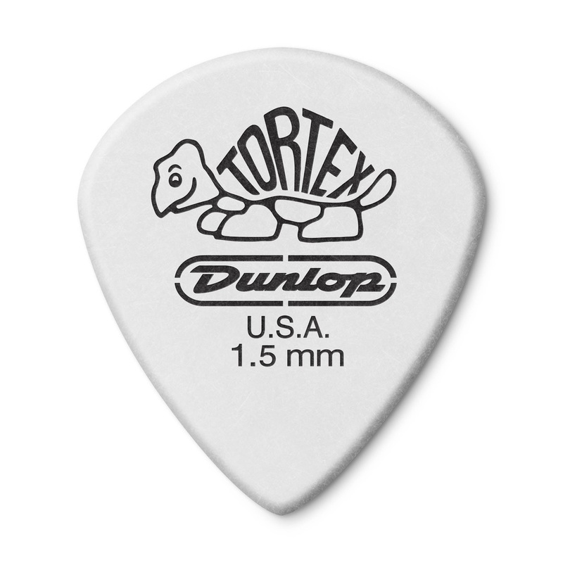 DUNLOP TORTEX WHITE 1.5mm JAZZ III GUITAR PICK PLAYER'S PACK 12-PACK - 478P150