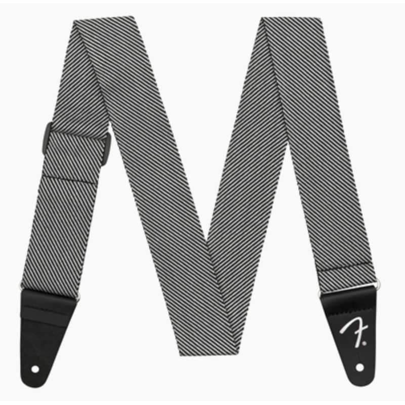 Fender 2" Modern Tweed Strap - White and Black