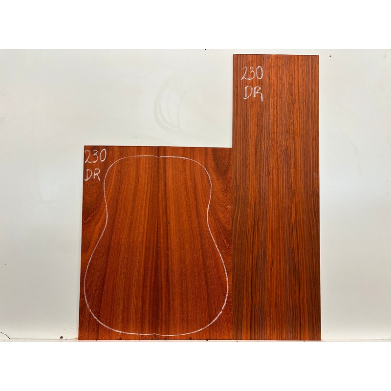 Padauk Dreadnought Guitar Back and Side Set #230