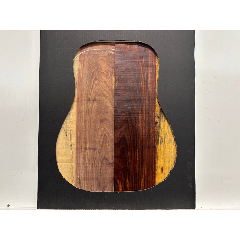 Royal Red Tamarind Dreadnought Guitar Back Set #706