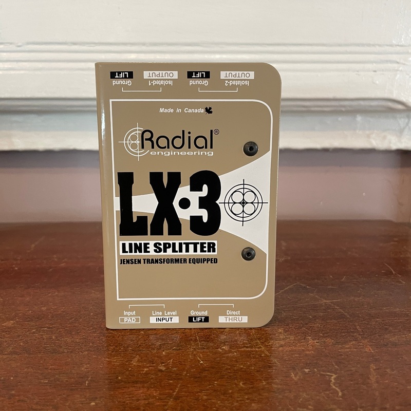 Used Radial Engineering LX - 3 line level splitter