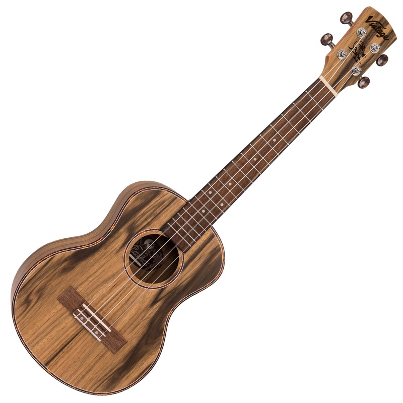 Vintage Laka Walnut Series Ukulele & Carry Bag ~ Tenor