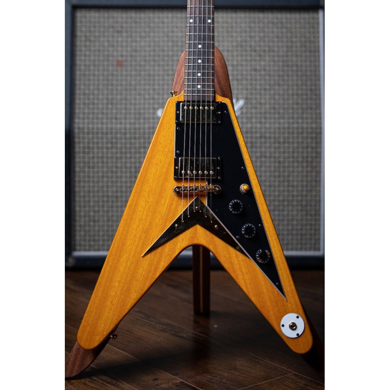 2018 Epiphone Joe Bonamassa Flying V "Amos" Electric Guitar - Natural