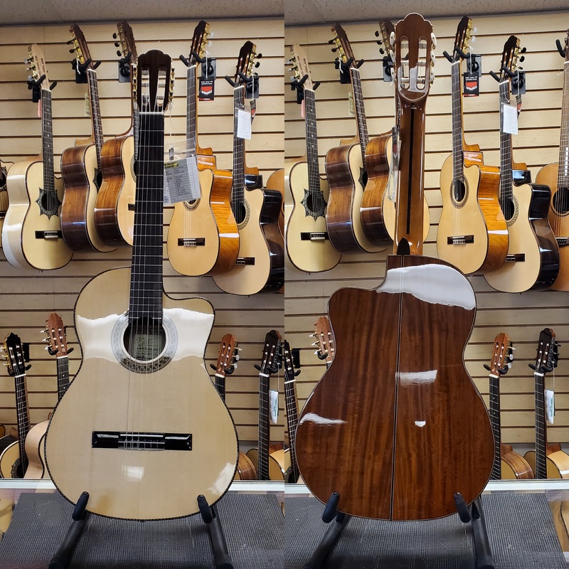 Classical Guitar Don Cortez Electric 704-CEQ Acasia #5502427