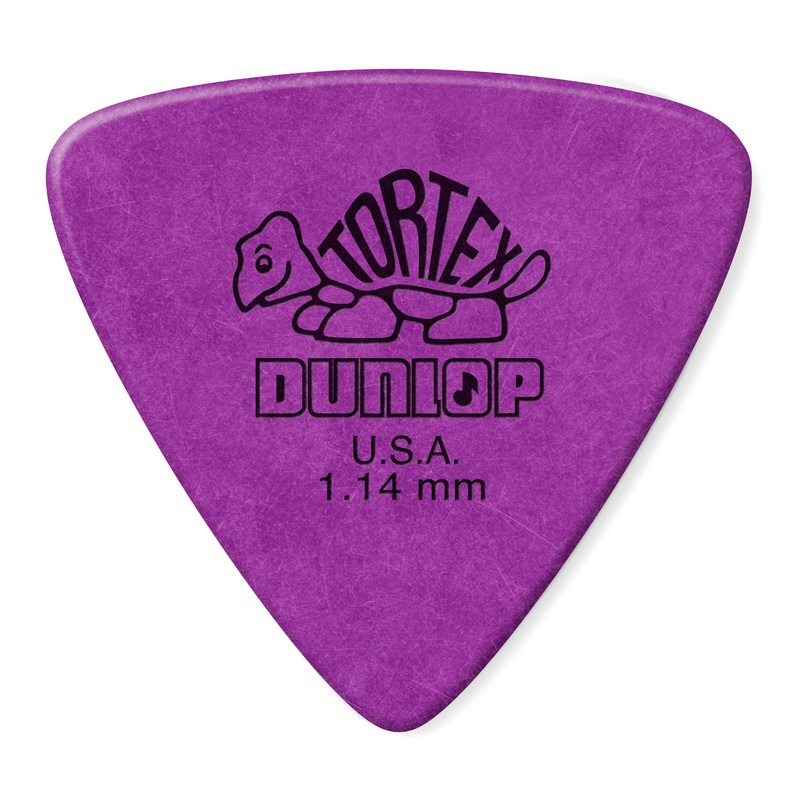 DUNLOP TORTEX 1.14mm TRIANGLE GUITAR PICK PLAYER'S PACK 06-PACK - 431P114