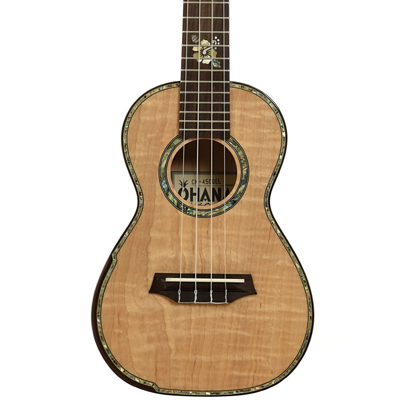 Ohana Limited Edition Quilted Eucalyptus Concert Uke (2018)