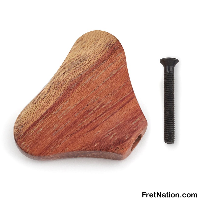 Warwick Parts - Wooden Peg for Warwick Machine Heads - Swirly Bubinga (with Black Screw) - SP W 30040 BSW B