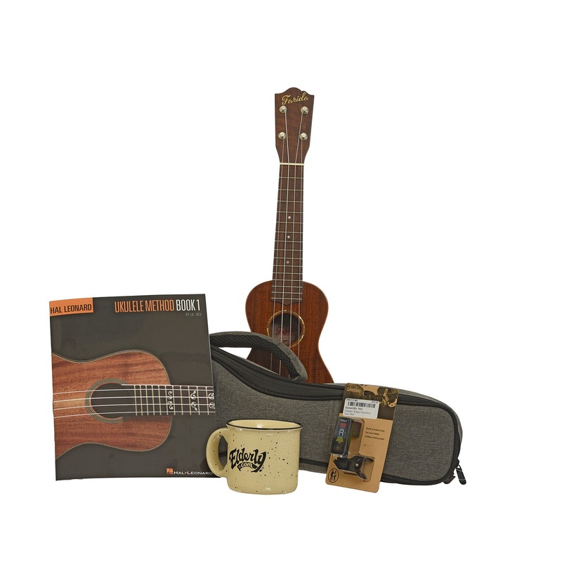 Farida Holiday Pack, Acacia Soprano Ukulele