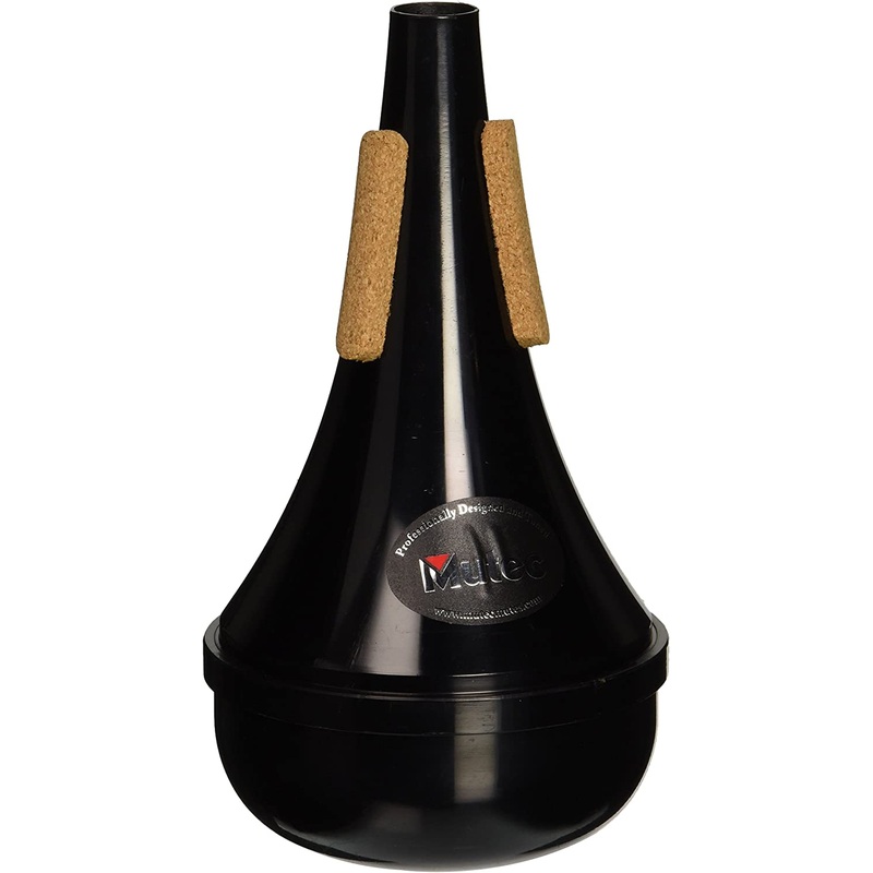 Mutec MHT110 Straight Mute for Trumpet - Premium Black Plastic