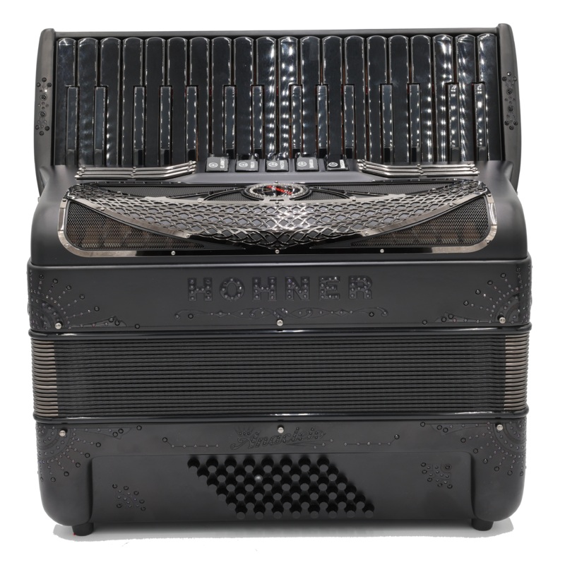 Hohner Anacleto Latino III 34/48 5 Switch Accordion - BLACK