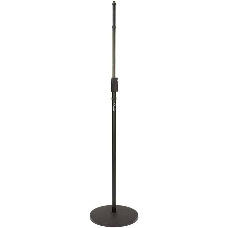 Fender Round Base Microphone Stand with Removable Pick and Slide Holder