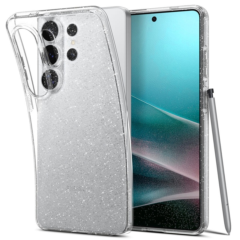 Spigen Galaxy S26 Ultra Liquid Crystal Glitter Case (Crystal Quartz)