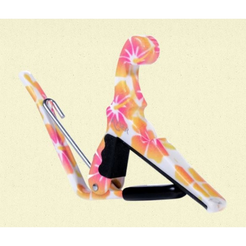 Kyser Kuph - Ukulele Capo Pastel Hibiscus