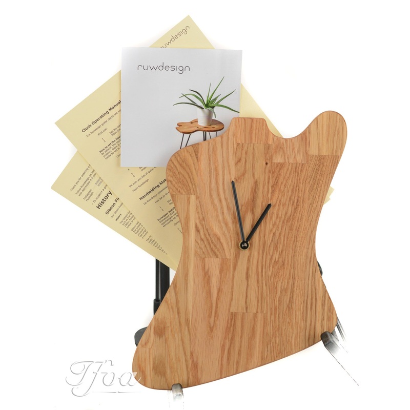 Ruwdesign Guitar Clock Fire B