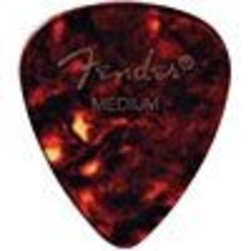 Fender CLASSIC CELLULOID PICKS, 451 SHAPE - 12 PACK - Various Thickness