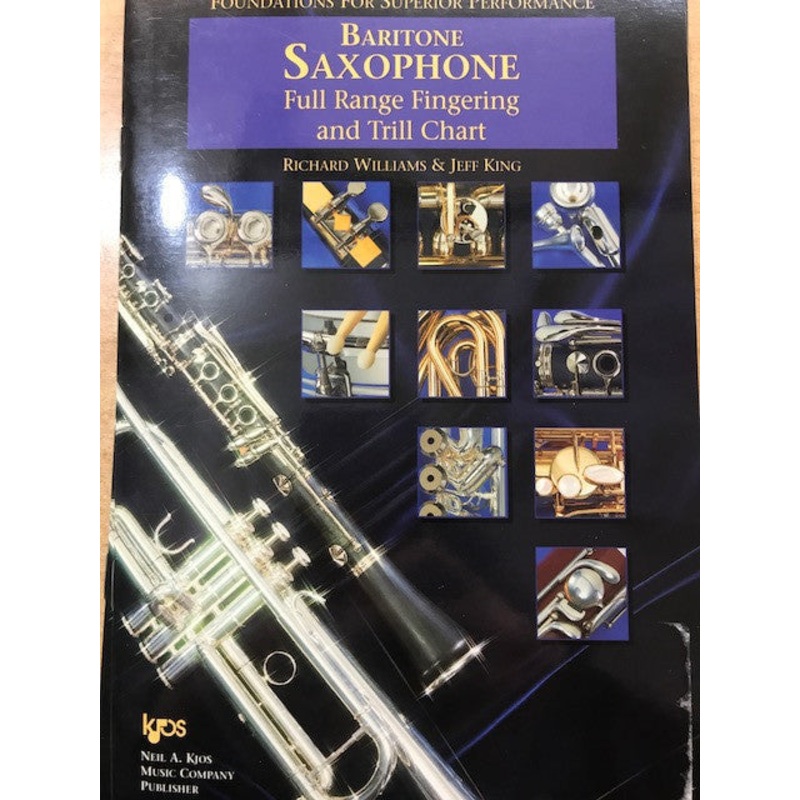 Fingering & Trill Charts Baritone Sax Foundation