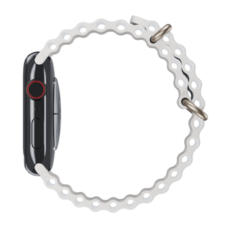 Hoco Apple Watch Ocean Band for Series 42 / 44 / 45 / 46 / 49 mm (White)