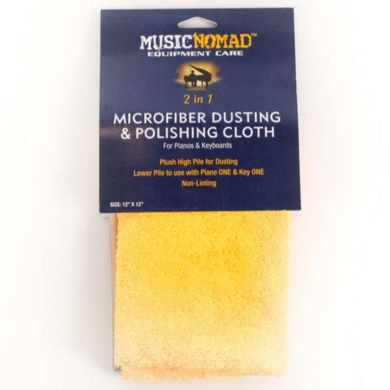 Music Nomad MN230 Microfiber Dusting & Polishing Cloth for Pianos & Keyboards