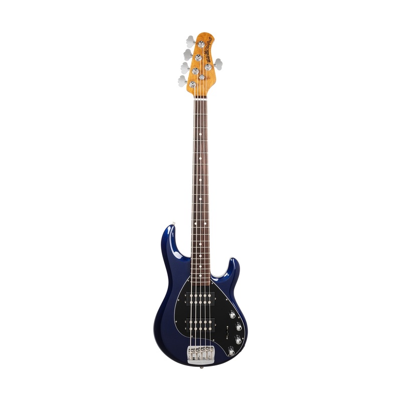 Ernie Ball Music Man StingRay Special 5 HH Bass Guitar w/Chrome Hardware, RW FB, Butane Blue