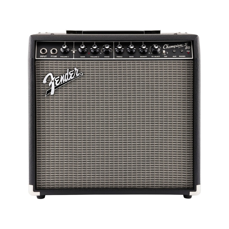Fender Champion II 50 Guitar Combo Amplifier, 230V UK