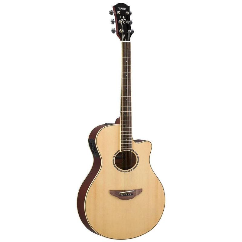 Yamaha APX600-NA Thinline Acoustic-Electric Guitar, Natural
