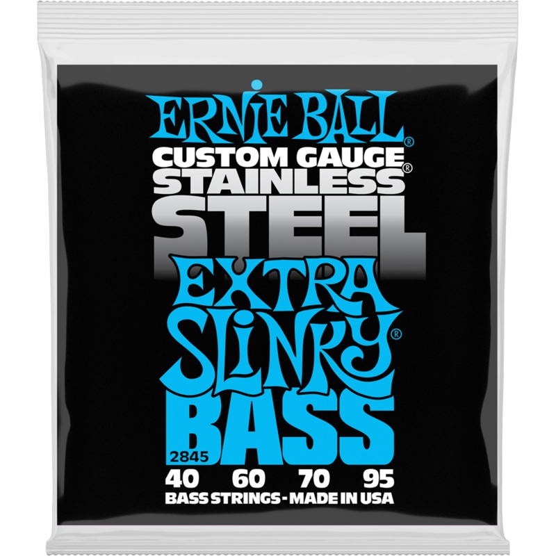 Ernie Ball Extra Slinky Stainless Steel Bass 2845 .040-.095
