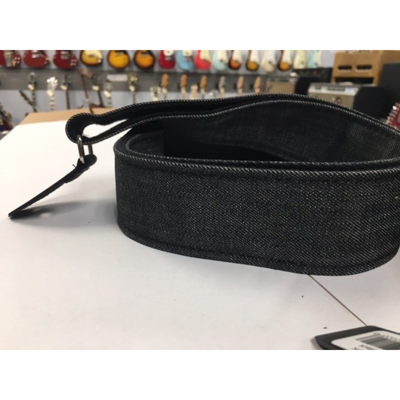 LM Products D-1 Black Denim Guitar Strap DISCONTINUED