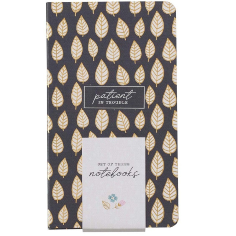 Notebook Set - Persistent In Prayer & Patient In Trouble (Small, Set Of 3)