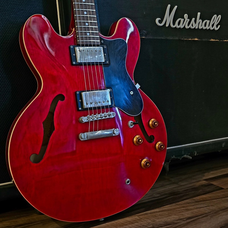 2010 Epiphone The Dot CH ES-335 - Cherry Red - w/ Hardshell Case
