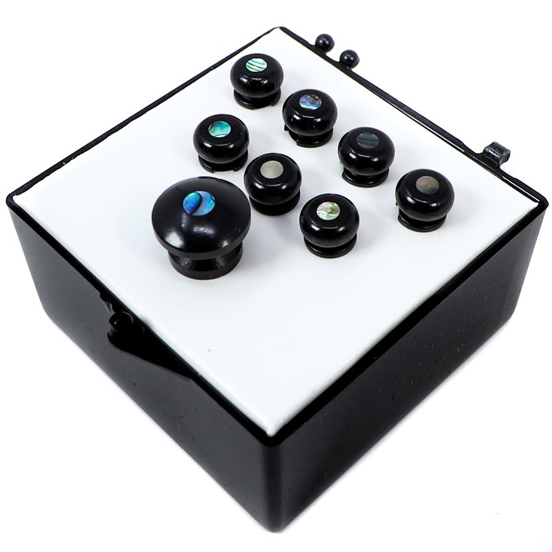 Martin 18APP50 Ebony Pin Set with Pearl Inlay