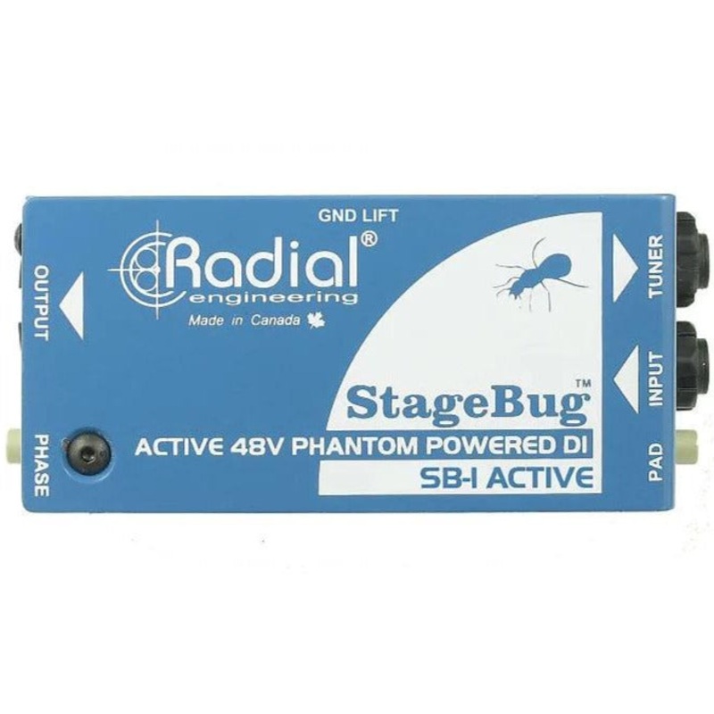 Radial Engineering R8000110 SB-1 Acoustic, Active DI for Acoustic Guitar & Bass