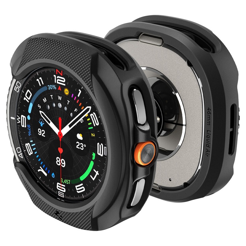 Spigen Galaxy Watch 8 Classic 46mm Liquid Air Case (Black)