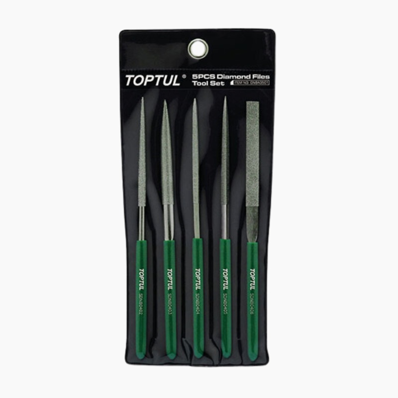 Toptul Diamond Needle File Set (5 pieces)