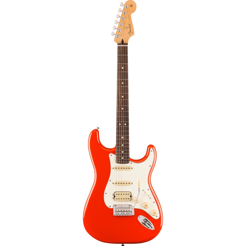 Fender 014-0540-558 Player II Strat, HSS, RW, Coral Red