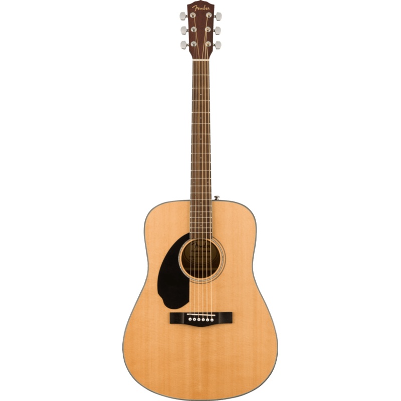 Fender CD-60S Left-Handed Dreadnought Acoustic Guitar - Natural Walnut Finish - See Description