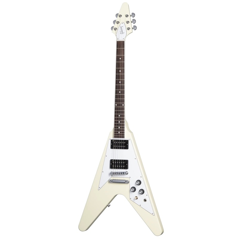 Gibson DSVS00CWCH1 70s Flying V - Classic White