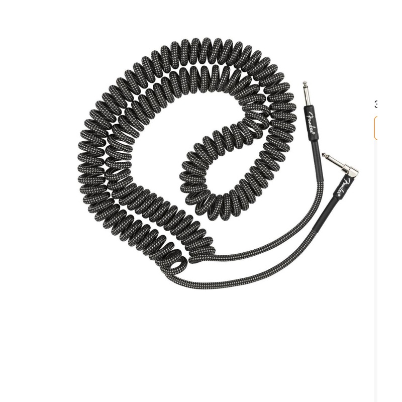 Fender Professional 30' Coil Cable - Gray Tweed