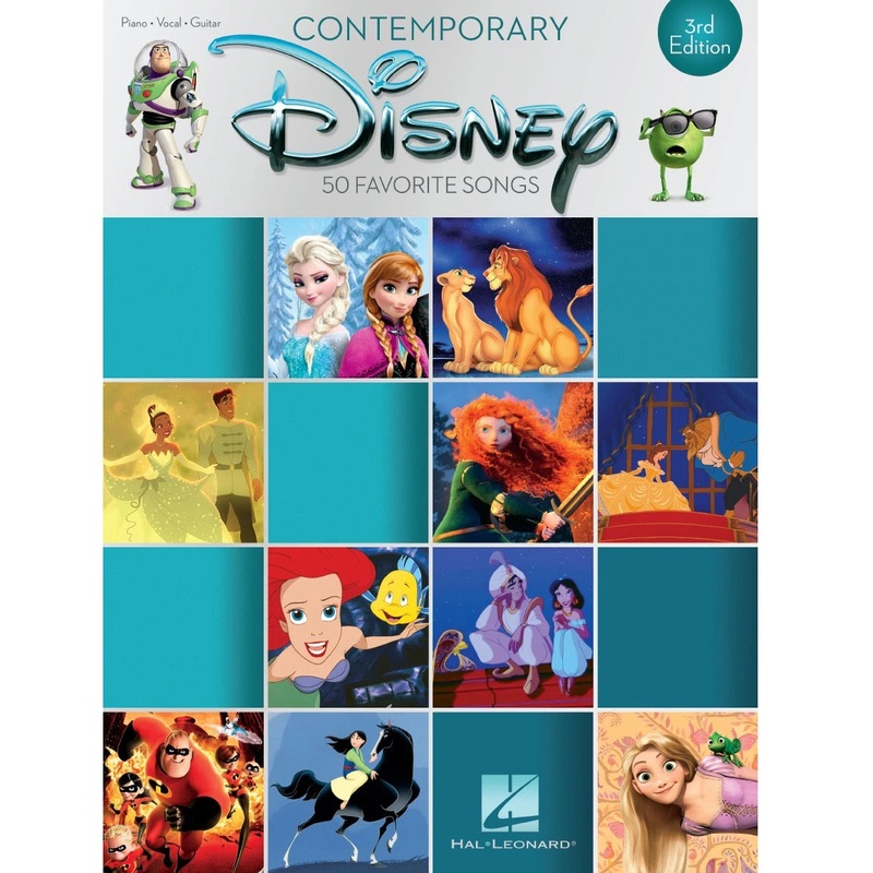 Hal Leonard HL00195620 Contemporary Disney 3rd Edition 50 Favorite Songs