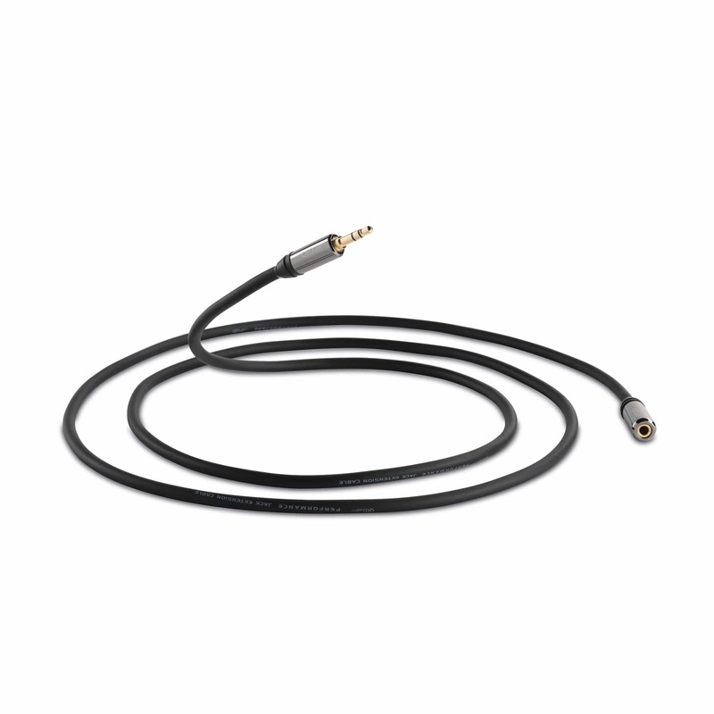 QED Performance Headphone Extension Cable F/3.5mm to M/3.5mm 5.0M