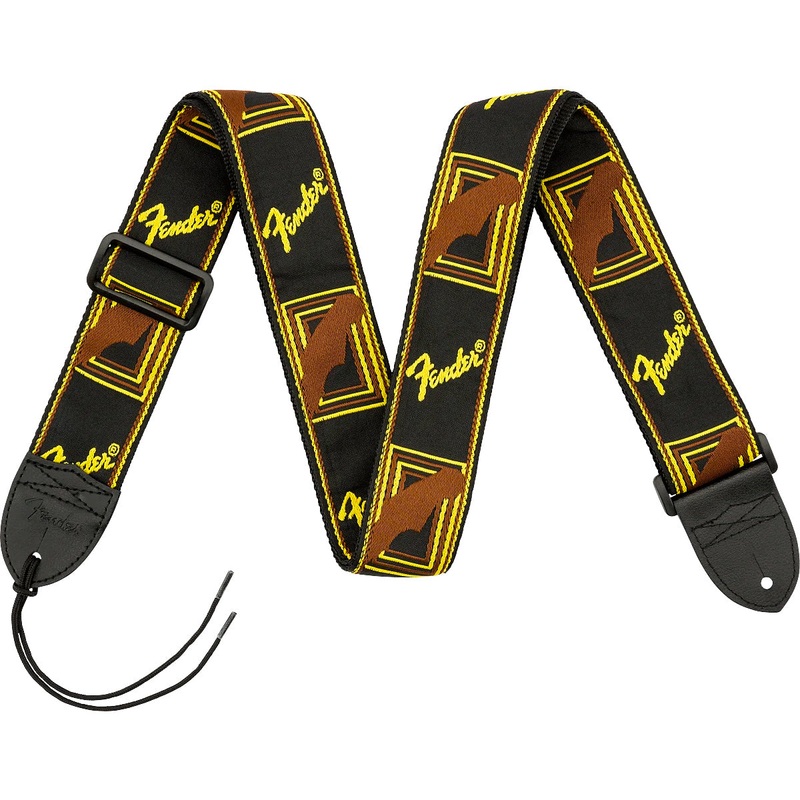 Fender 099-0681-000 Strap Black/Yellow/Brown