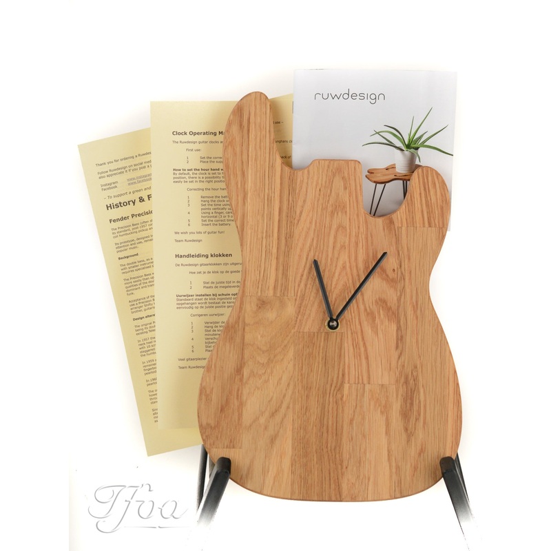 Ruwdesign Guitar Clock P-Bass