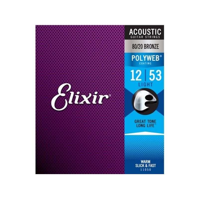 Elixir 11025 Acoustic Guitar Strings 12-53
