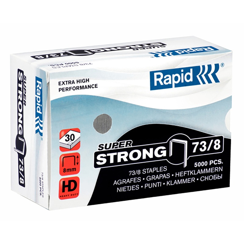 Rapid Super Strong Staples 73/8 Box 5000