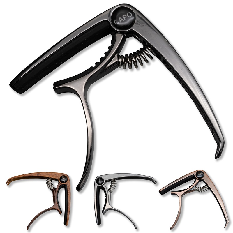 Quick-Change Guitar Capo Choose Your Color Chrome
