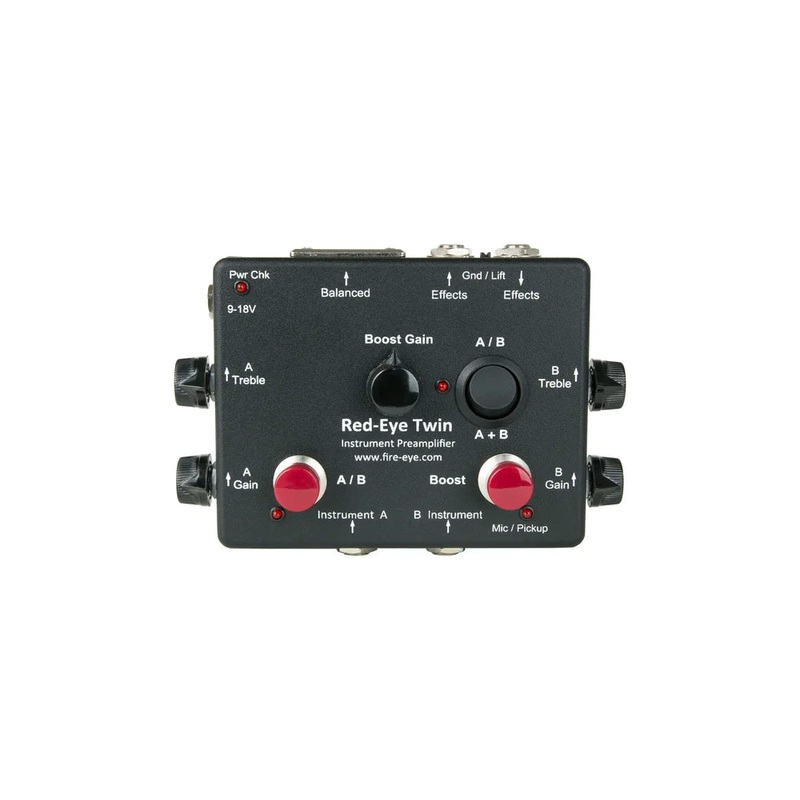 Red-Eye Twin Instrument Preamplifier. "Free Shipping in the USA"
