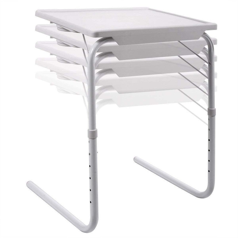 BR Home Portable Metal Adjustable Table