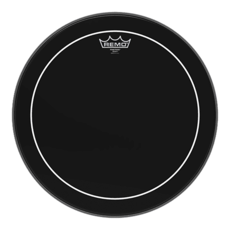 Remo ES-0616-PS 16" Inch Pinstripe Ebony