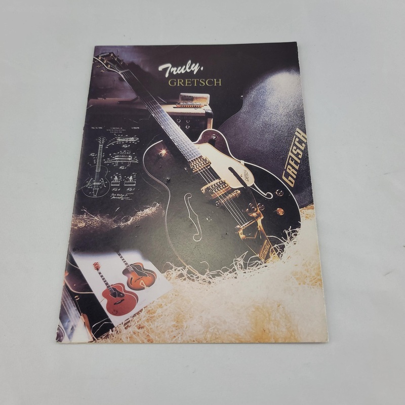1998 Gretsch Guitars Brochure Catalog Poster 1990s