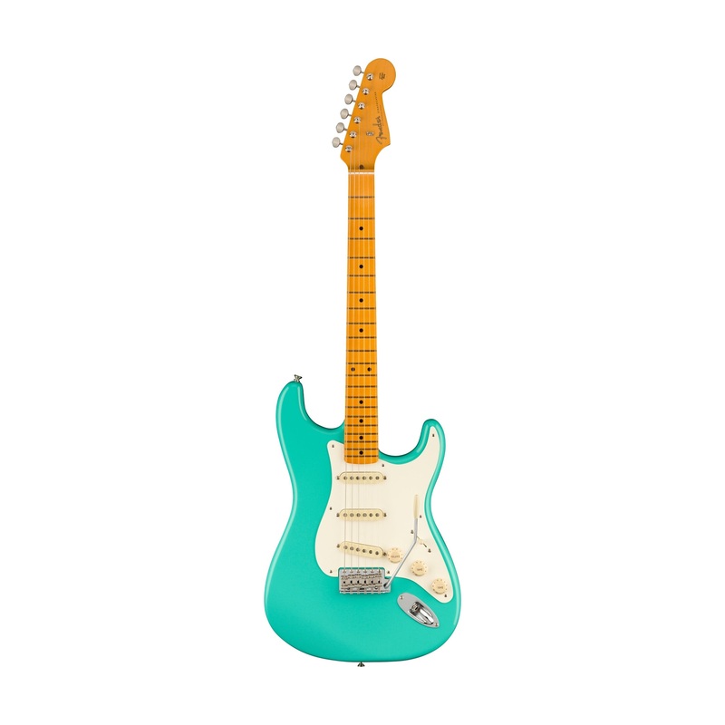 Fender American Vintage II 57 Stratocaster Electric Guitar, Maple FB, Sea Foam Green (B-Stock)